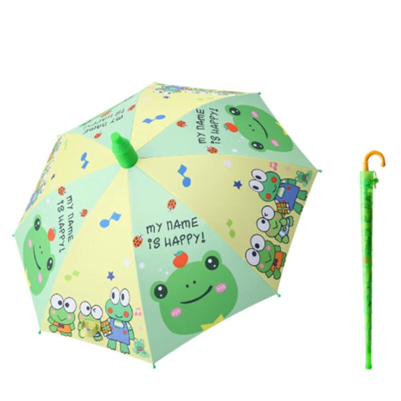 Children s Green Frog Umbrella with Ice Cream Handle