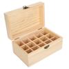 15 Slot Essential Oil Box Pine Display Anti Sunlight Essential Oil Storage Case for Home Beauty Center