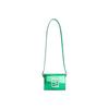 By Far Silver Logo Plaque Lambskin Mini Shoulder Bag Women handbags Green 23SSFRNOCVGASMA