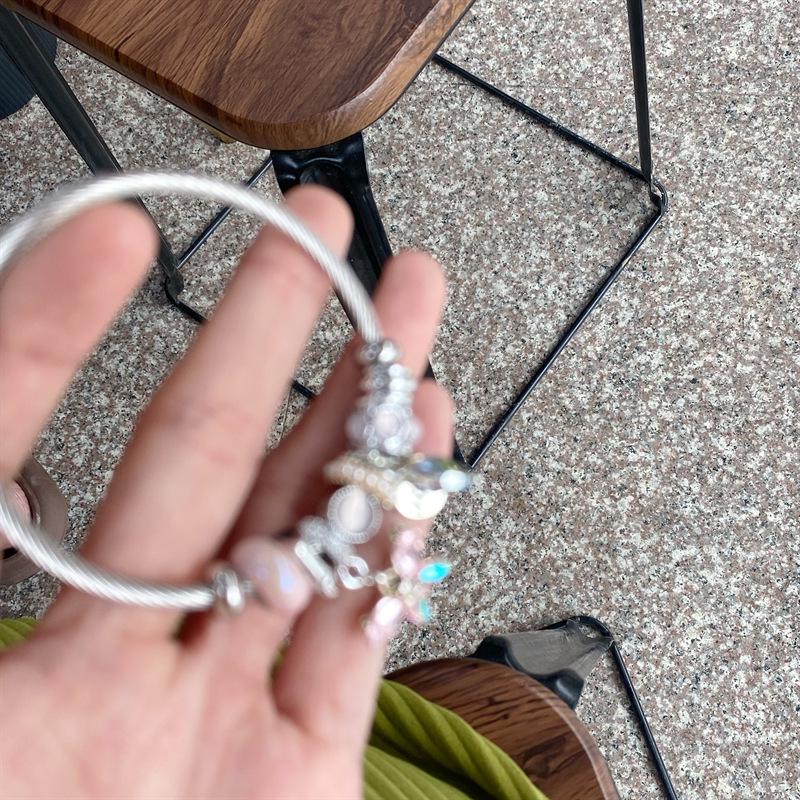 Pan's Dreamy Butterfly Dream Catcher Pearl Bracelet for Women