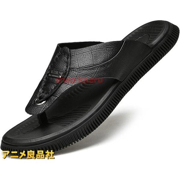 Sandals Men s Slippers Thick Sole Business Sandals Men s Flat Sandals Non-slip Workplace Sandals Open Toe Thong Comfort