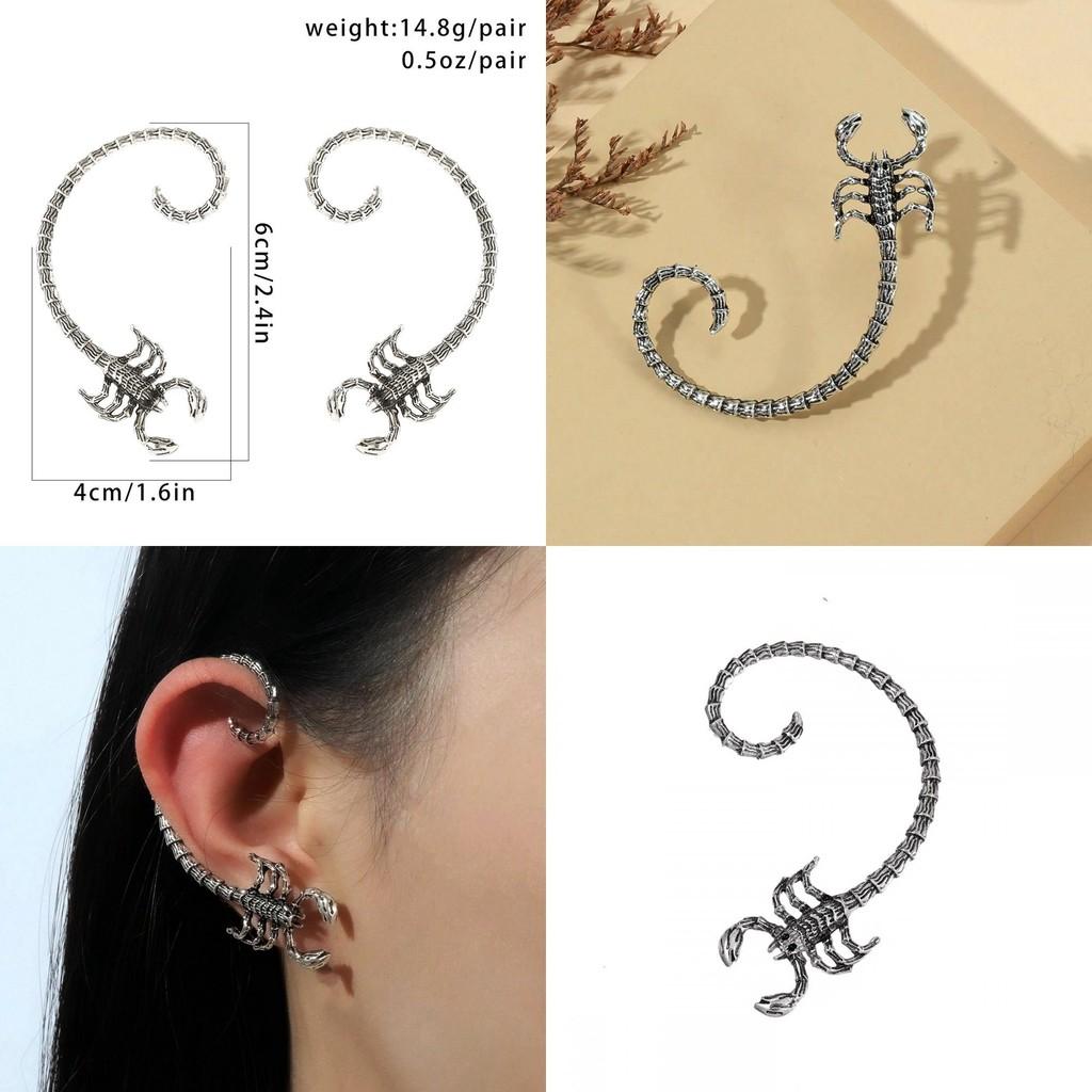 Alternative Scorpio Animal Ear Jewelry For Women With Dark Punk Style Accessories