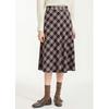 Woolen Plaid A-Line Skirt: Autumn/Winter 2025 High-Waist, Slimming, Hip-Covering Mid-Length for Women