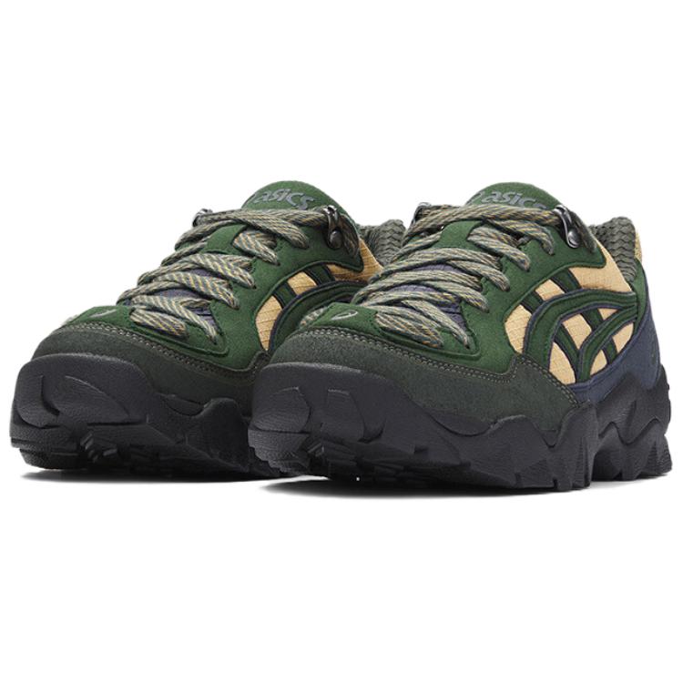 Asics U.Sage X  Gel-Pickax Comfortable Versatile Low-Top Outdoor Functional Shoes Unisex Shoes Black Green 1203A817-020