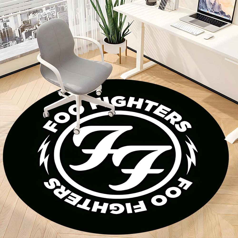 1pz Tappeto per Sedia Banda Foo Fighters per Ufficio Antiscivolo, Leggero, Lavabile in Lavatrice per Decorazioni Ufficio Festività