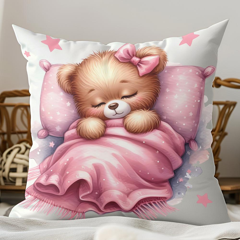 Sweet Dream Bear BABY Pillowcases · Essential for Cozy Nursery DecorLiving Room Sofa Cushion Cover, Bedroom Room Decoration