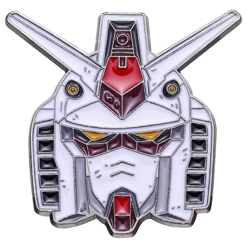 

Anime Alloy Stylish Robot Pin Badge In Geometric And Character Designs For Fashion Enthusiasts P664