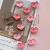 9Pcs Heart-Shaped Decorative Refrigerator Magnets Set Cute Decoration For Home Office Whiteboard Dishwasher Decor Perfect Gift