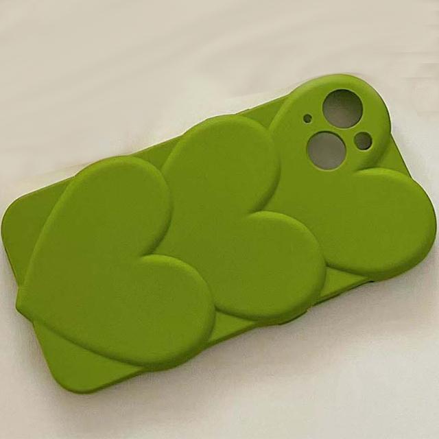 

Мягкий силиконовый чехол с рельефным 3d корпусом для iPhone 14 Promax 14promax Plus 11 13 Pro Max 12 Ins Heart Back Cover For iphone 13