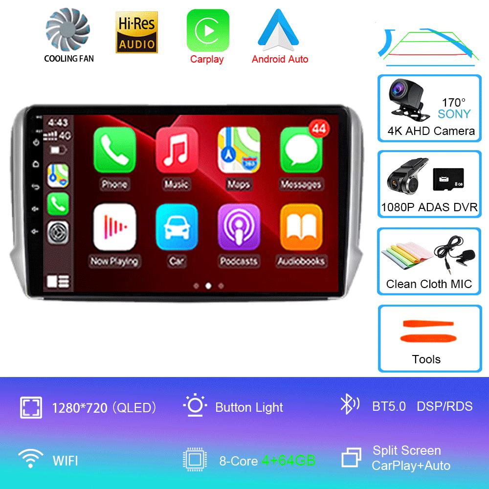 Android 14 For Peugeot 2008 208 Series 2012 2013 2014 2015 - 2018 Multimedia Stereo Car GPS Player Navigation Radio Video Player