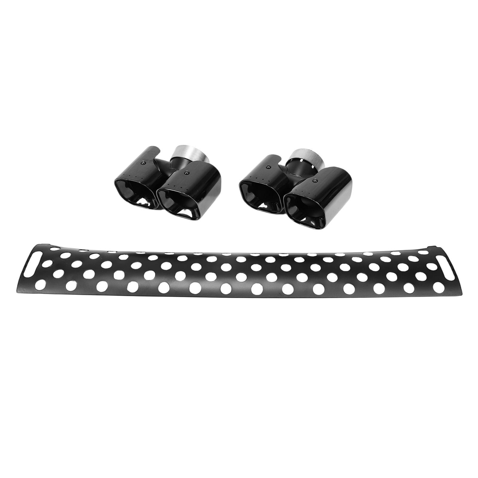 

Rear Exhaust Tail Pipe Decorative Exterior Accessories Car Exhaust Pipe Stainless Steel for Land Rover Defender 90/110/130 20-25 чёрный