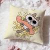 Cute A-AzukisanS Cushion Cover Premium Comfort Reversible Pillow Cove -Two in One Design for Any Room & Car Interior