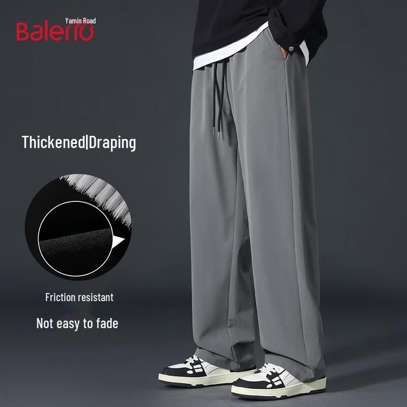 Baleno Men s Fleece-Lined Straight Casual Pants 4XL