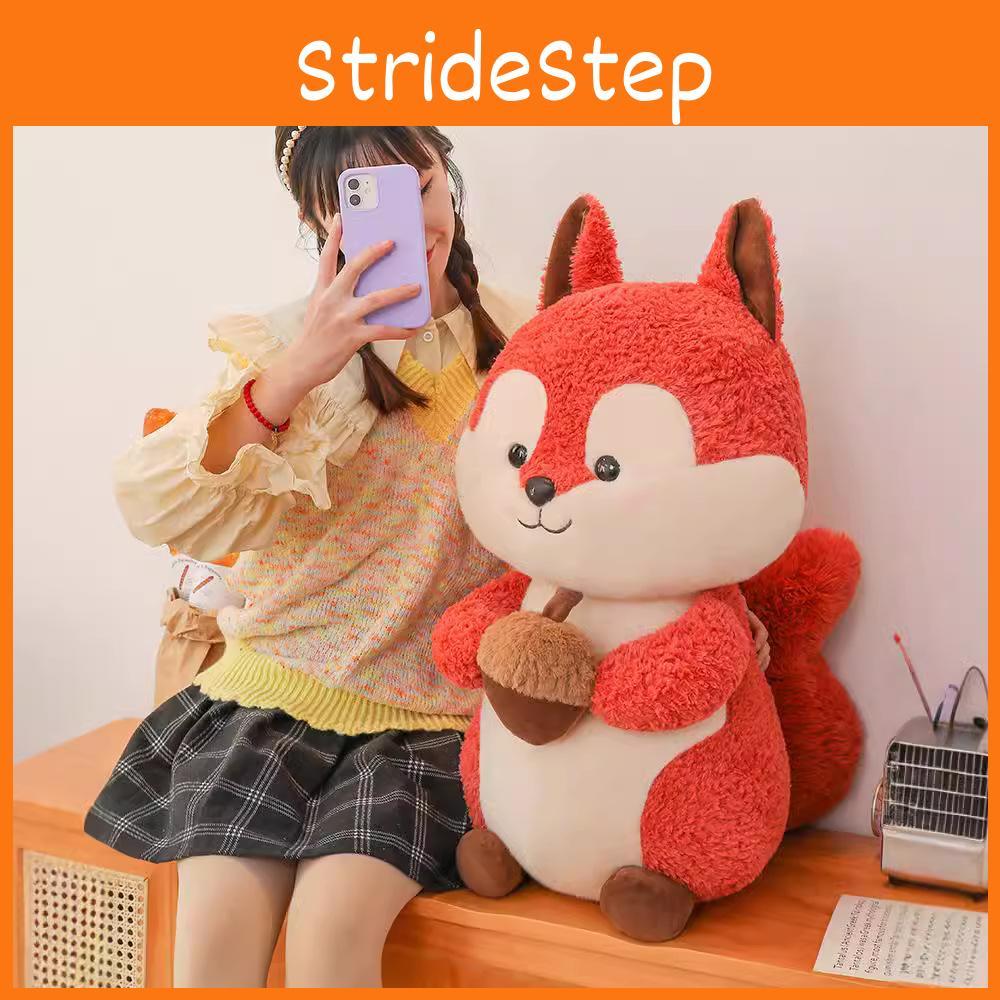 Squirrel Cuddly Plush Toy Gluttonous Squirrel Stuffed Doll Perfect Birthday Gift