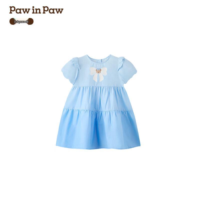 PawinPaw Cartoon Bear Baby Girl Sweet Dress