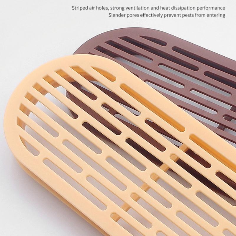 20Pcs Furniture Cabinet Ventilation Decorative Cover Perforated Air Vent Ventilation Grille Wardrobes Fitting Enduring