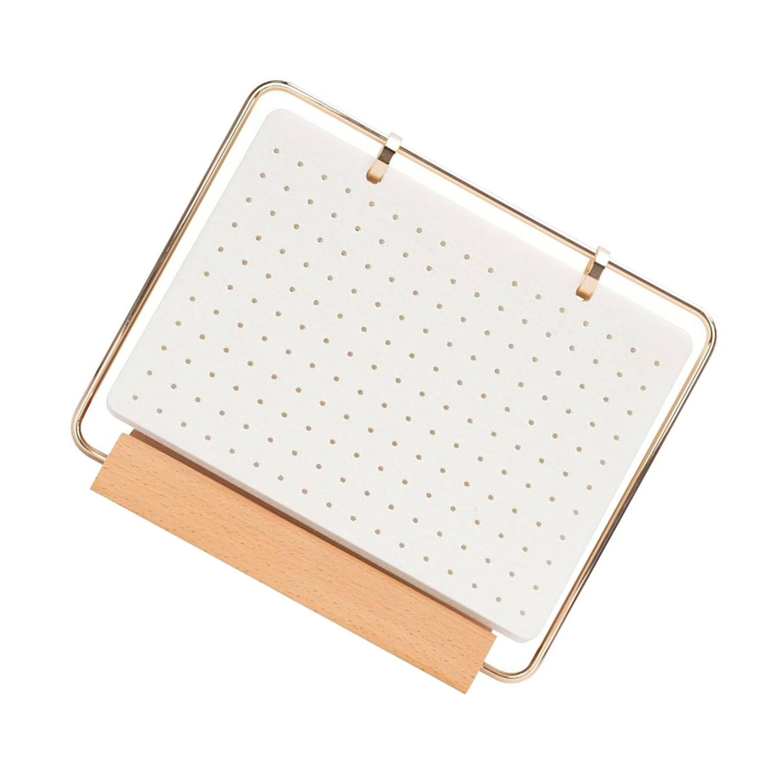 

Календарь для хранения значков, сережек, 6 страниц, большой емкости, держатель для брошей для домашнего использования белый