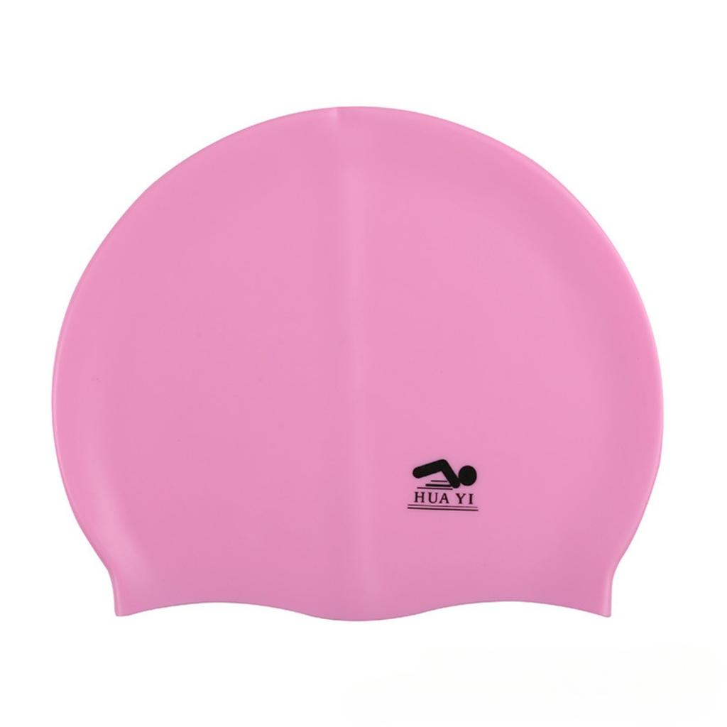 Silicone Elastic Swimming Cap Waterproof Swim Hat For Men Women Adult Long Hair Pool Caps Protect Ears Swimming Equipment