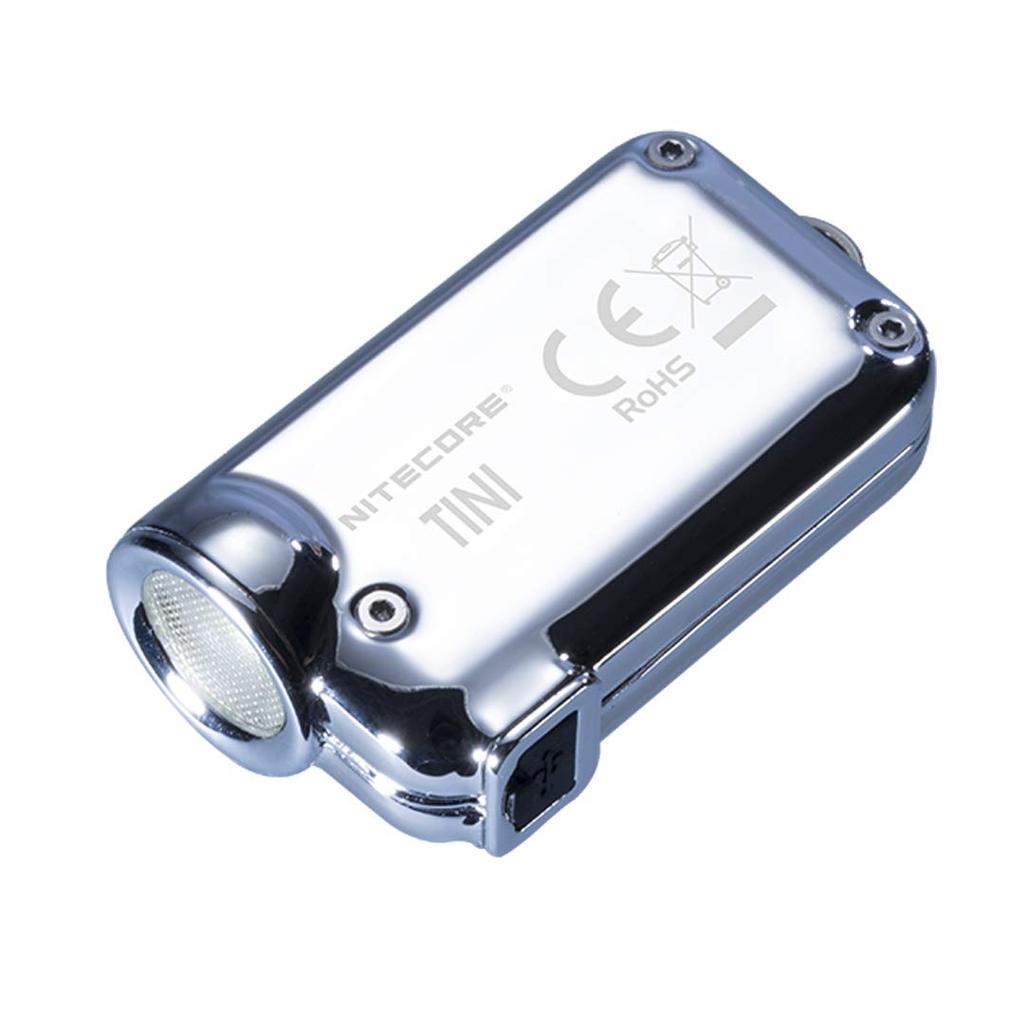 Nitecore TINI SS 380 Lumen Rechargeable Keychain Flashlight USB-C (Limited Edition)