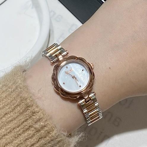 9576 Steel Belt Watch Niche Light Luxury Small Dial Women'S Watch