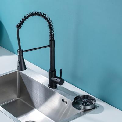 304 Stainless Steel Automatic Glass Rinser High Pressure Jet Nozzle Cup Washer Kitchen Sink Bar Coffee Cleaning Tool Gold/Black