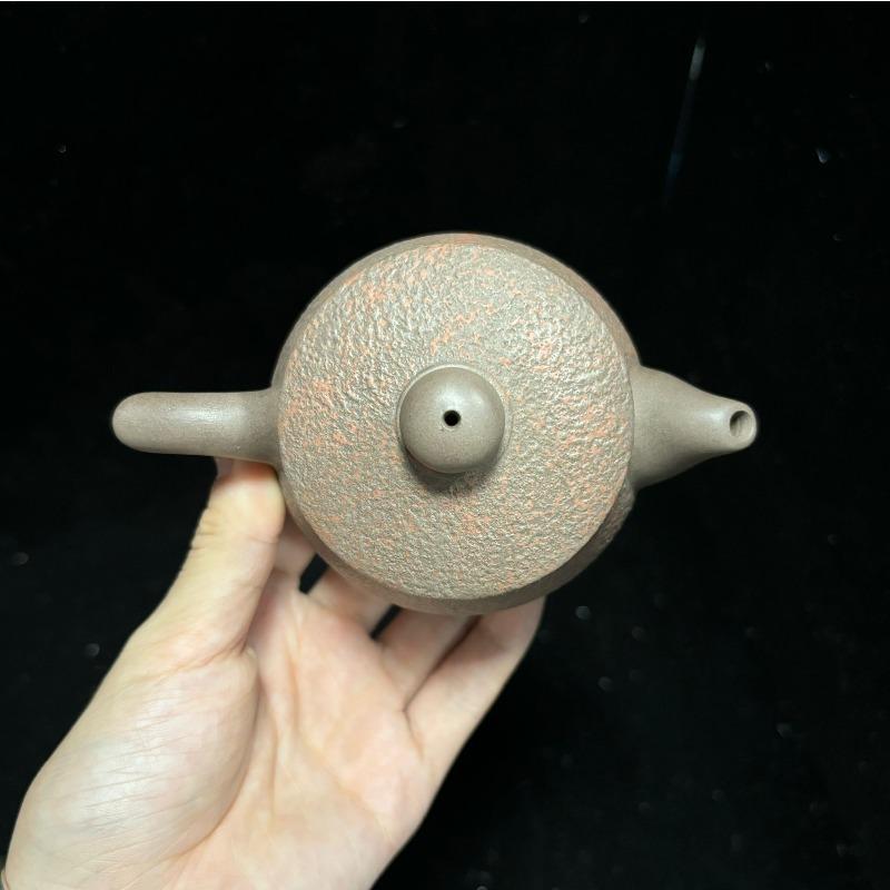 70/110ml Purple Clay Teapot Mini Travel Teapot Chinese Style Pure Handmade Purple Clay Teapot Raw Ore Cinnabar Clay Small Pot