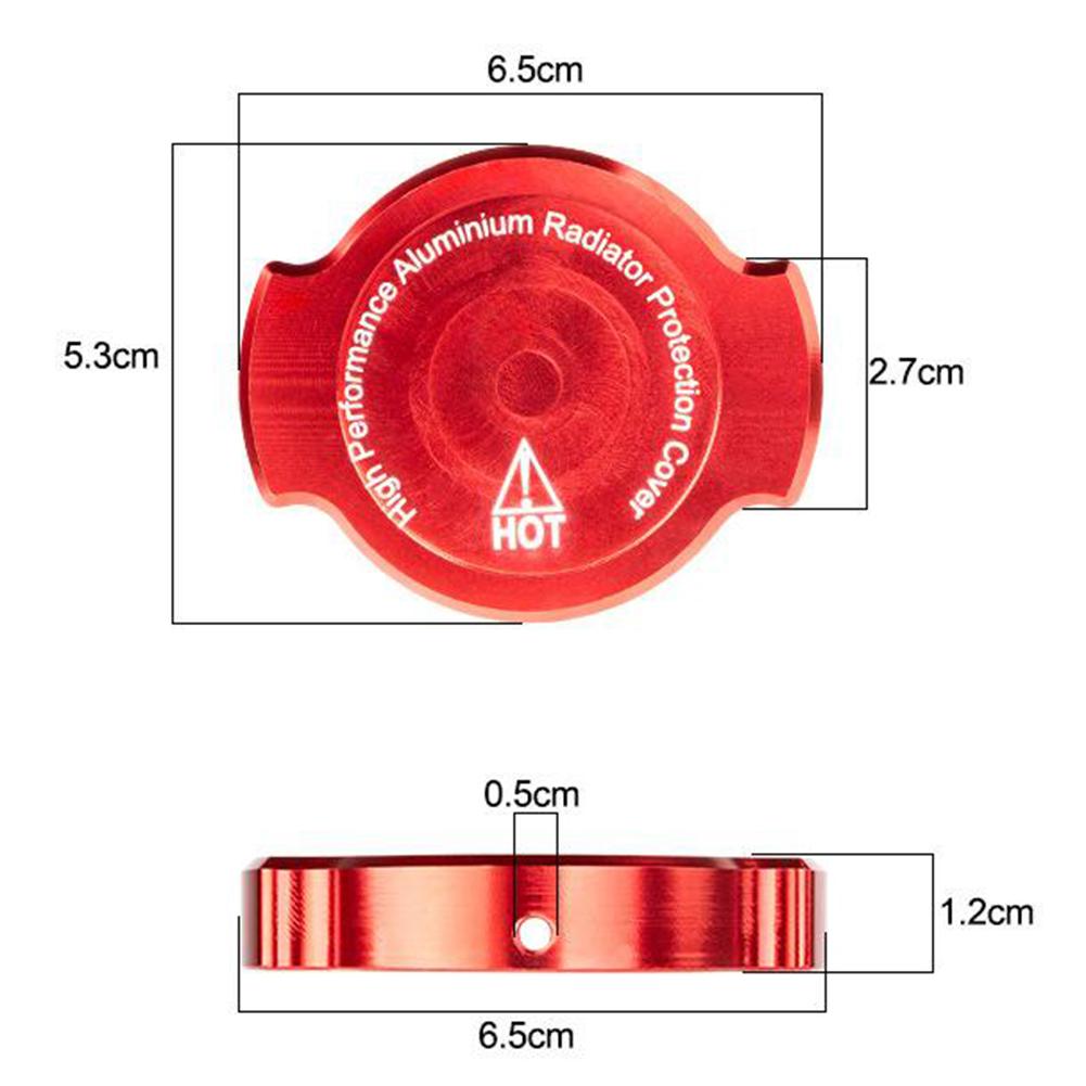 Motorcycle Radiator Cap Aluminum Alloy Radiator Cap Cover Modification Decorative Cover Motorcycle Replacement Accessories