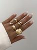Hot Selling Design Ring Opening Irregular Geometric Ringset Personality Joint Ring Personality Ring