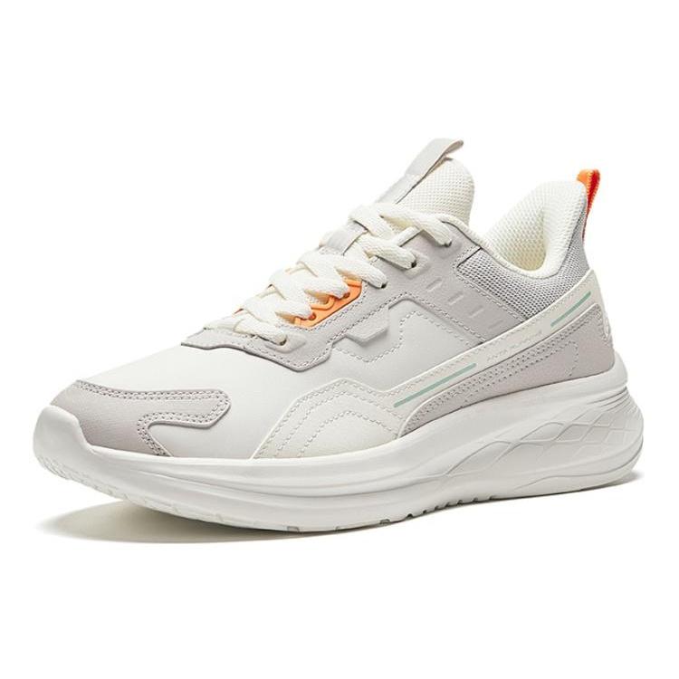 (WMNS) ANTA Running Series Sneakers 'White Beige Orange' Women's 922345579-6