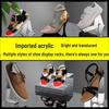 Transparent Acrylic Shoe Display Stand for Adult and Child Shoes