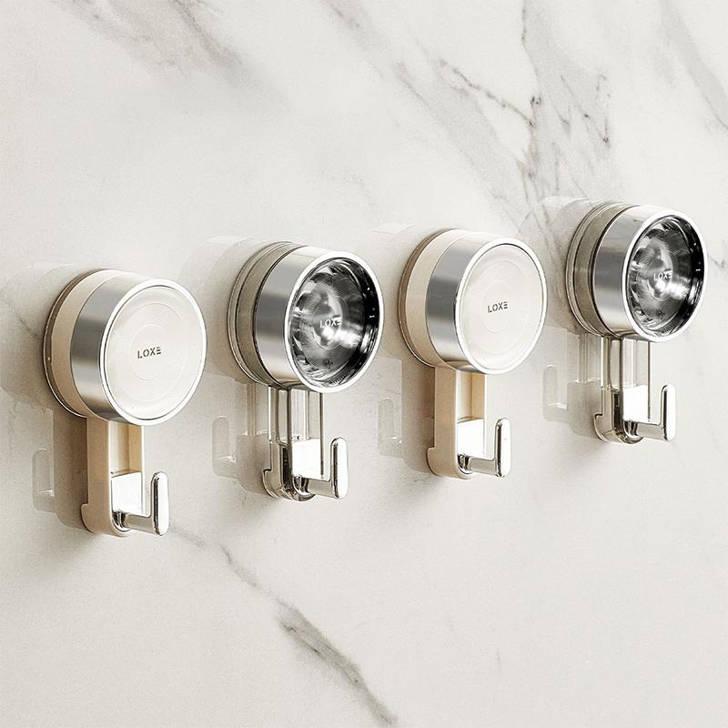 Starke Saugknapfhaken Vakuum Wiederverwendbare Duschhaken Schwerlast Kleiderhaken Spurloser Kleiderhaken