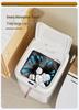 Large Smart Sensor Trash Can with Lid for Kitchen, Living Room, Office, and Bathroom - High-Leg Design & Large Capacity