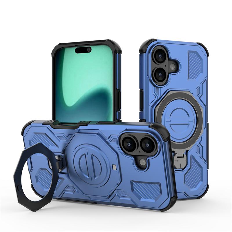 Magnetic Wireless Charge Cover For iPhone 17 Pro Max 17 Air Phone Holder Full Back Case For iPhone 17 Cover For iPhone 17 Case