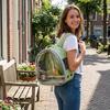 Transparent Bird Backpack Bird Carrier Travel Bag for Birds ParrotS Small Pet Acrylic Portable Bird Cage Outdoor Travel Hiking