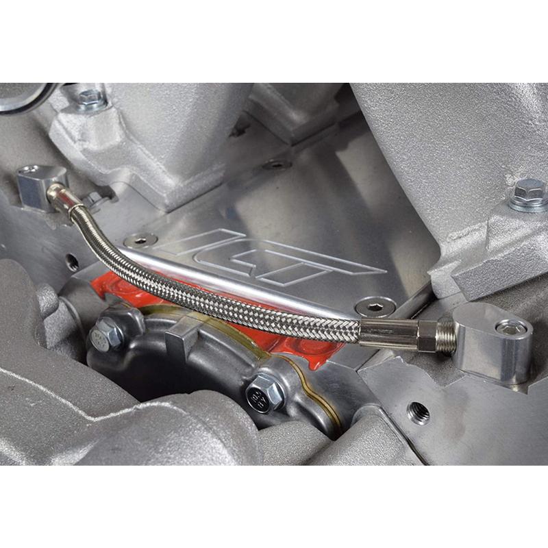 Coolant Crossover Steam Tube LS Engine 3-Bolt DBC DBW Gen 3 Throttle Body Bypass Steel Braided Hose Kit LSX LS1 LM7 551694H