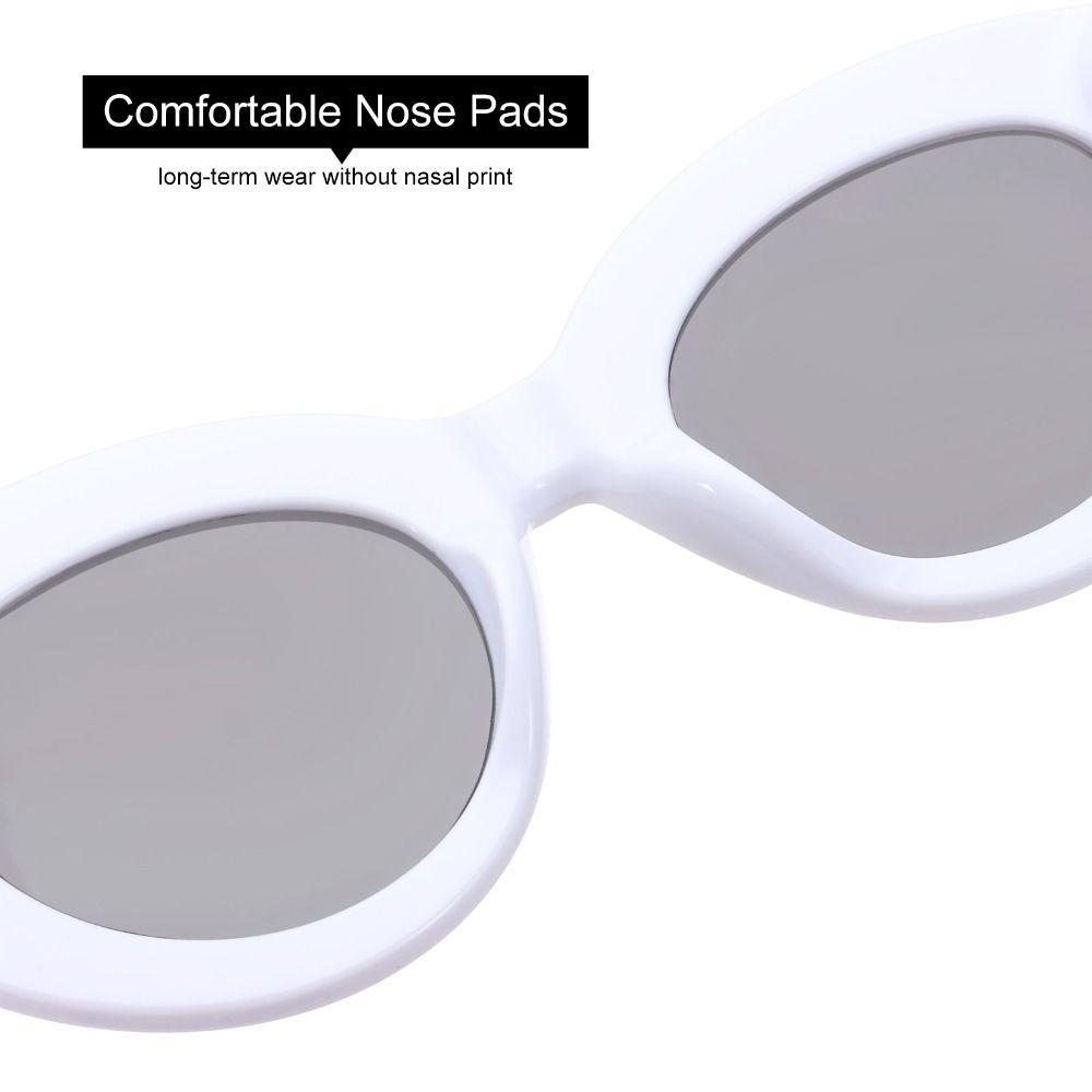 Chic Shades Thick Frame Eyewear Sun Glasses Oval Sun Glasses Cat Eye Oversized Sunglasses