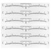 Brow Mapping Ruler 100pcs/pack Permanent Makeup Academy Kit Disposable Transparent Sticker Microblading PMU Eyebrows
