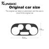 for Fiat 500 Abarth 595 2012 2013 2014 2015- Made of Alcantara Suede Sticker Central Ac Panel Trim Car Interior Accessories
