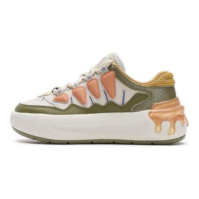 Fila Gulerod 1 Åndbar Moderigtig Afslappet Lave Sneakers Dame Sneakers Firben-Grøn F12W531213FBA