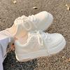 Milk fufu little white shoes women's 2025 autumn new student versatile chic shoes women's thick baseplate shoes