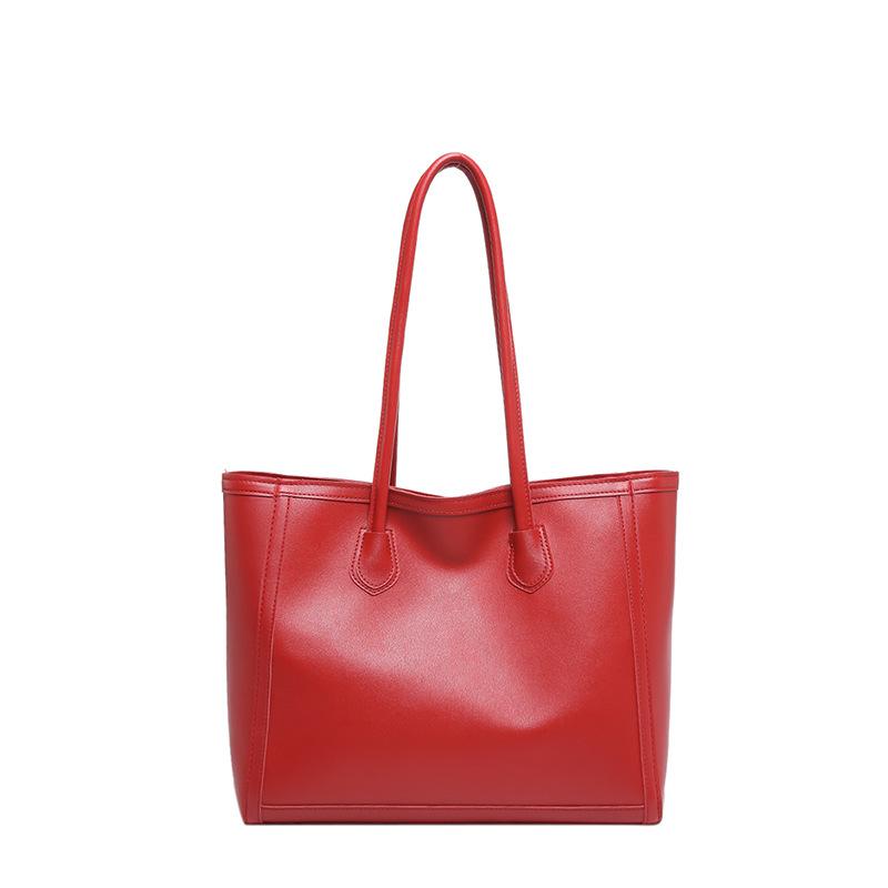 Retro Large-capacity Commuter Handbag, Fashionable and Atmospheric Women's Shoulder Bag, Go Shopping, Versatile Tote Bag