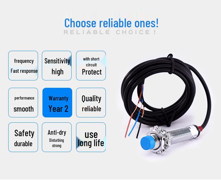 Inductive Metal Proximity Switch Sensor LJ18A3-8-Z/BX LJ12A3-4-Z/BX