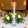 1 Set Glass Housewarming Hurricane Candle Holders Christmas Clear Elegant Windproof Table Centerpiece Decorations