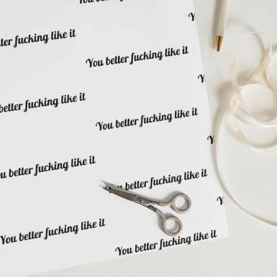 Beğensen İyi Olur Hediye Kağıdı Komik Kaba Yetişkinler İçin Alaycı Doğum Günü Noel Tatili Parti Ambalajı Erkekler Kadınlar İçin