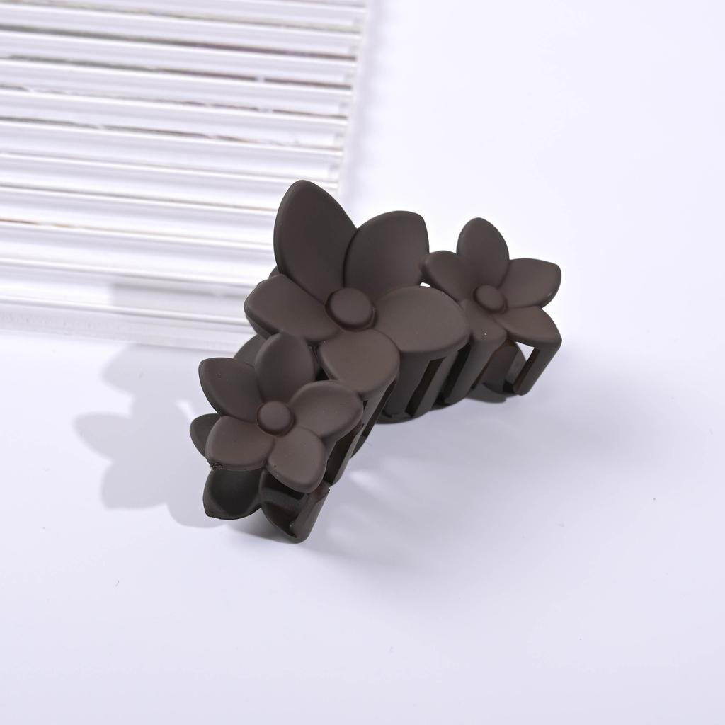 Dámský stylový vícebarevný jednoduchý středně velký květinový skřipec, vhodný pro každodenní nošení, módní vlasový doplněk jako dárek