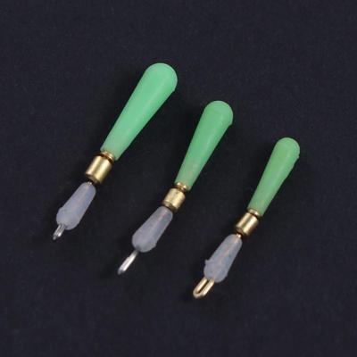 20pcs Silicone Fishing Floats Seat Copper Head Sub-Line Clamp Connector  Sub-Line