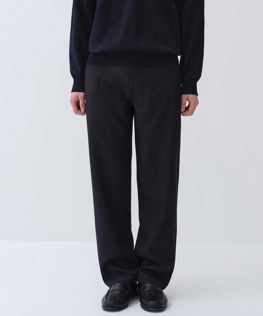 MUSINSA STANDARD Straight Formal Jeans [Navy]
