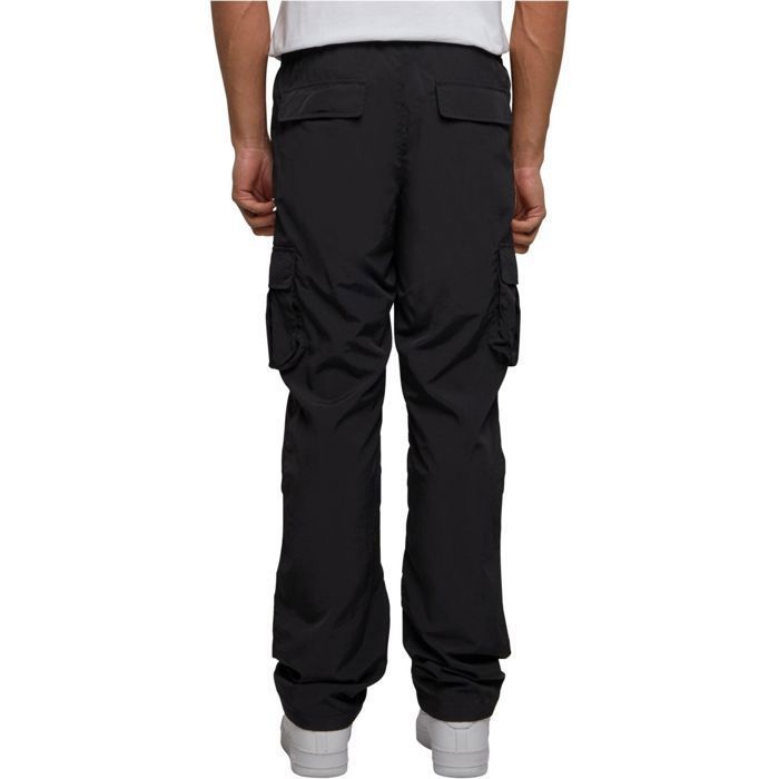 Pantalon Cargo - Urban Classics - Nylon - Noir - Homme - Jambe Droite