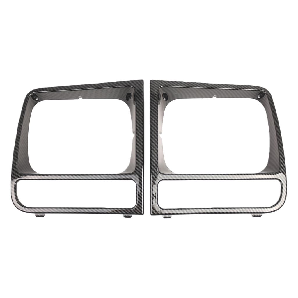 1 Pair Headlight Decorative Frame 5EM73SW1 Headlight Protection Frame CH2513156 for Jeep Cherokee 1998 1999 2000 2001 2002