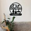 Personalized Metal Family Name Sign, Rustic Wall Decor for Garden Patio Farmhouse, Vintage Housewarming Gift